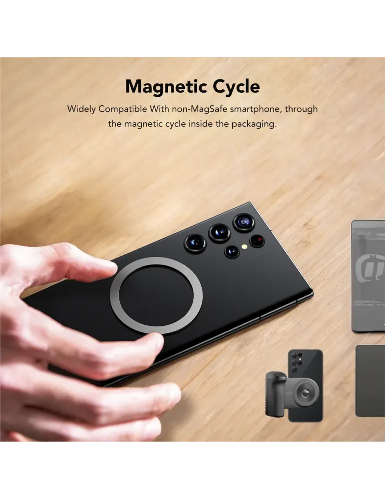 VEGER Power bank magnética inalámbrica - Capacidad 5000mAh - Entrada U