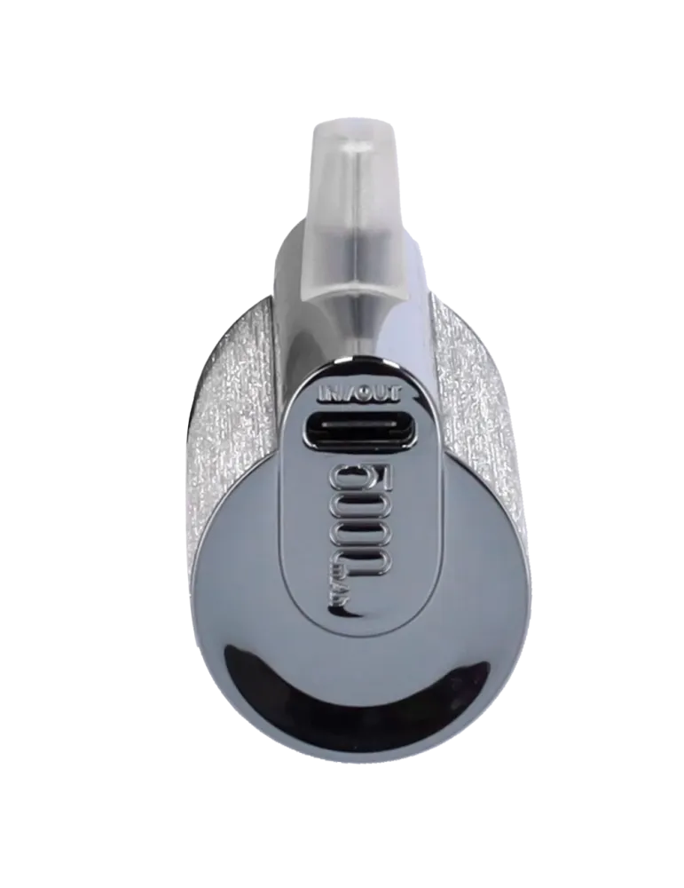 VEGER Mini Power bank con LEDs carga - Capacidad 5000mAh - Entrada USB