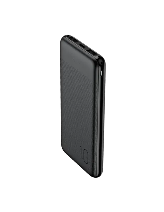 VEGER Power bank con LEDs de carga - Capacidad 10000mAh - Entradas USB