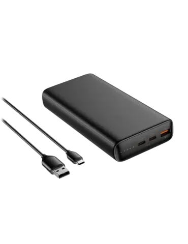 VEGER Power bank con LEDs de carga - Capacidad 20000mAh - Entradas USB