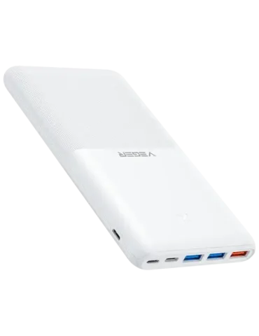 VEGER Power bank con LEDs de carga - Capacidad 20000mAh - Entradas USB