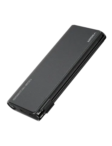 VEGER Power bank con pantalla LCD - Capacidad 25000mAh - Entradas USB-