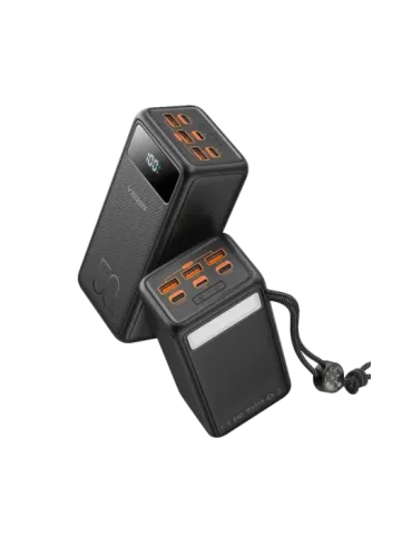 VEGER Power bank con pantalla LCD - Capacidad 50000mAh - Entradas USB-