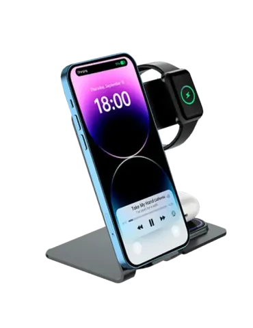 VEGER Cargador inalámbrico VEGER - Potencia 15W - Entrada USB-C - Carg