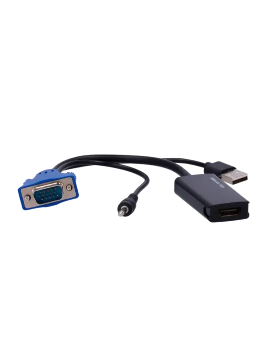 MARCA BLANCA Adaptador de VGA+Audio a HDMI - Convierte una salida de V