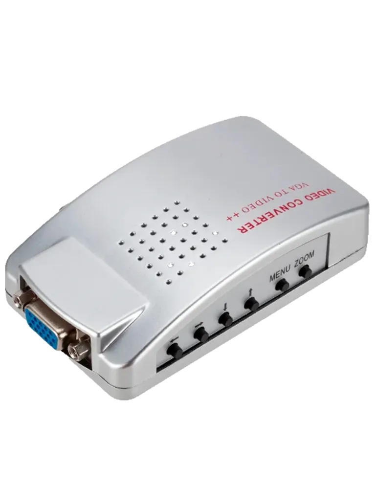 MARCA BLANCA Adaptador de vídeo - Entradas: VGA - Salida: VGA, S-VIDEO