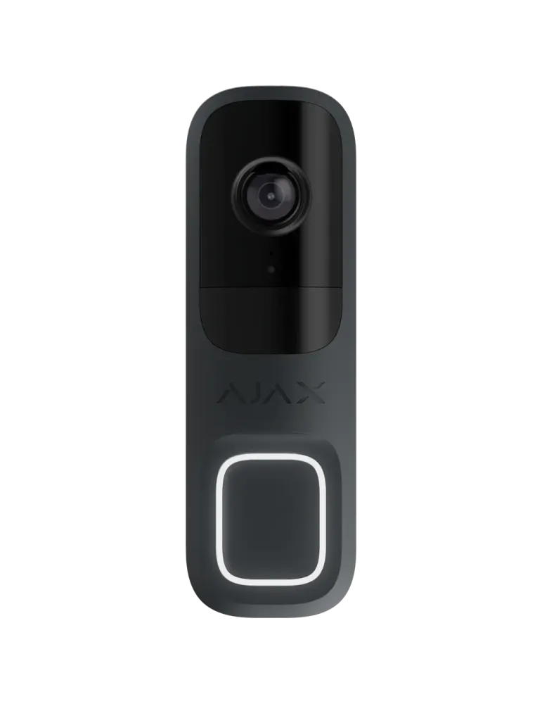 AJAXCCTV Doorbell 4 MP con IA integrada - Detector PIR alcance hasta 4