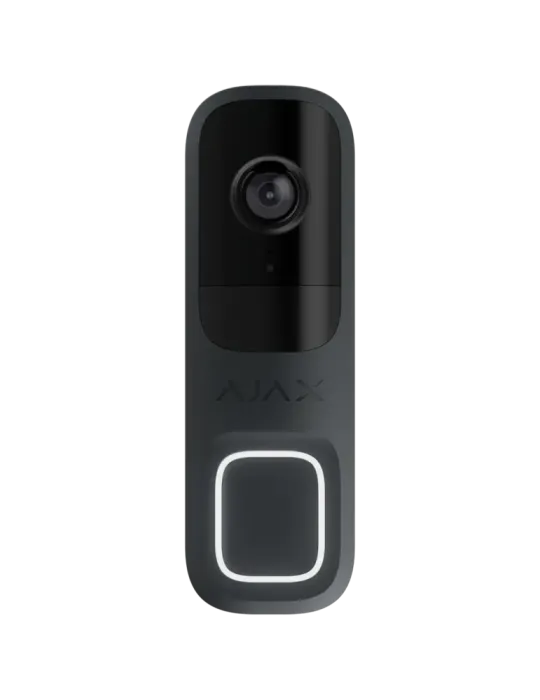 AJAXCCTV Doorbell 4 MP con IA integrada - Detector PIR alcance hasta 4