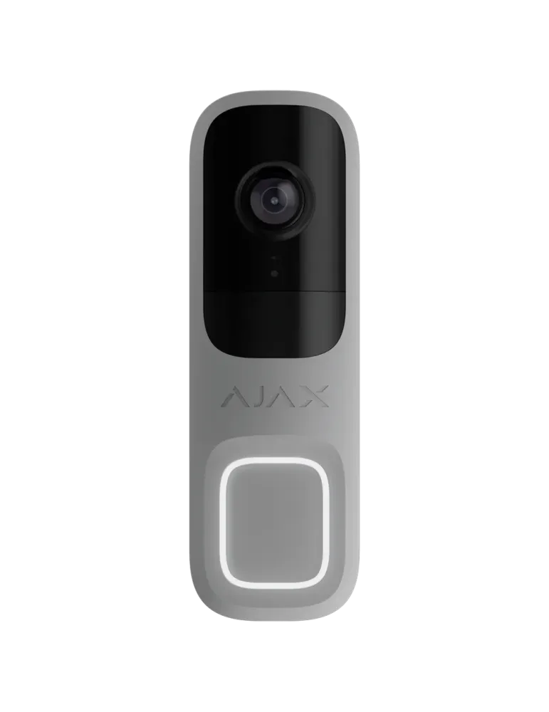 AJAXCCTV Doorbell 4 MP con IA integrada - Detector PIR alcance hasta 4