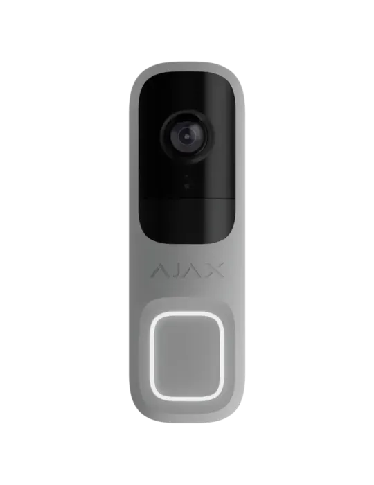 AJAXCCTV Doorbell 4 MP con IA integrada - Detector PIR alcance hasta 4