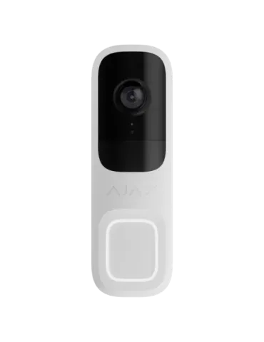 AJAXCCTV Doorbell 4 MP con IA integrada - Detector PIR alcance hasta 4