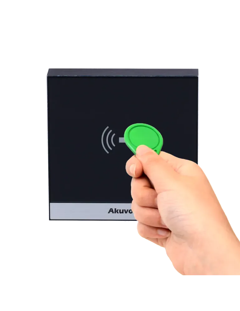 AKUVOX Control de acceso IK07 - Tarjeta EM/MF y NFC | 1 relé - 20.000