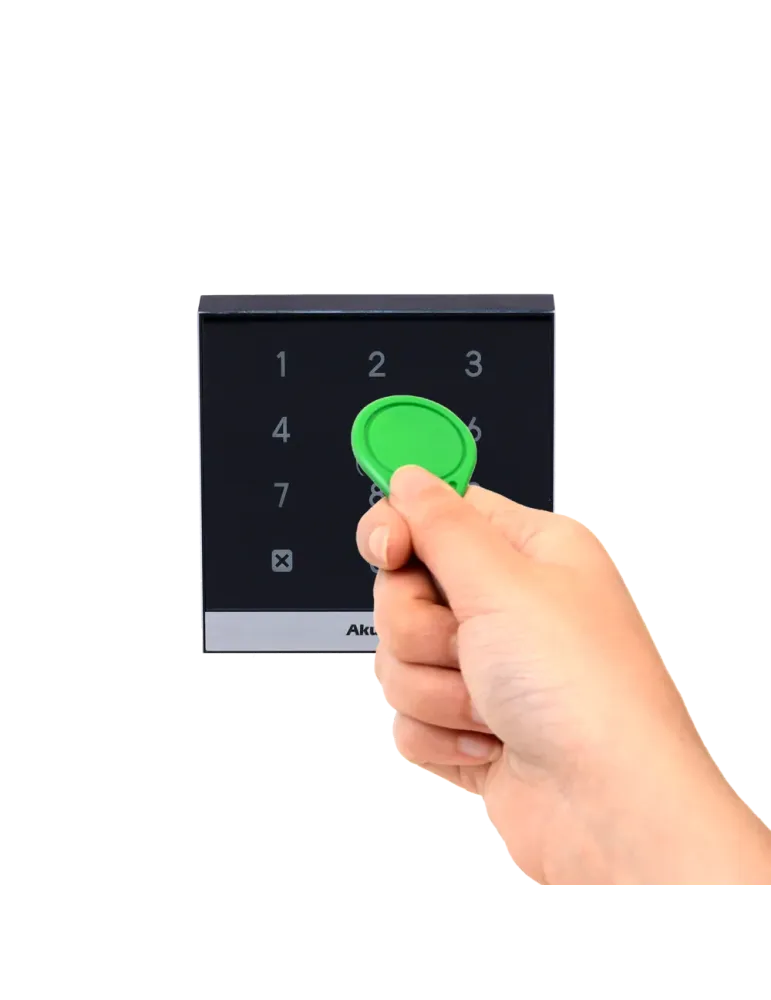 AKUVOX Control de acceso IK07 - Tarjeta EM/MF, NFC y PIN | 1 relé - 20