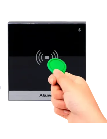 AKUVOX Control de acceso IK07 - Tarjeta EM/MF, NFC y BLE | 1 relé - 20