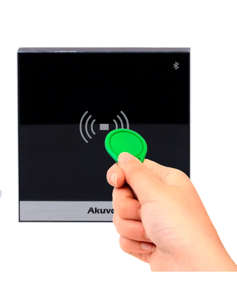 AKUVOX Control de acceso IK07 - Tarjeta EM/MF, NFC y BLE | 1 relé - 20