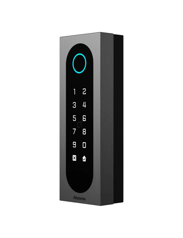AKUVOX Control de acceso IK09 - Tarjeta EM/MF, NFC, BLE, PIN y QR | 1