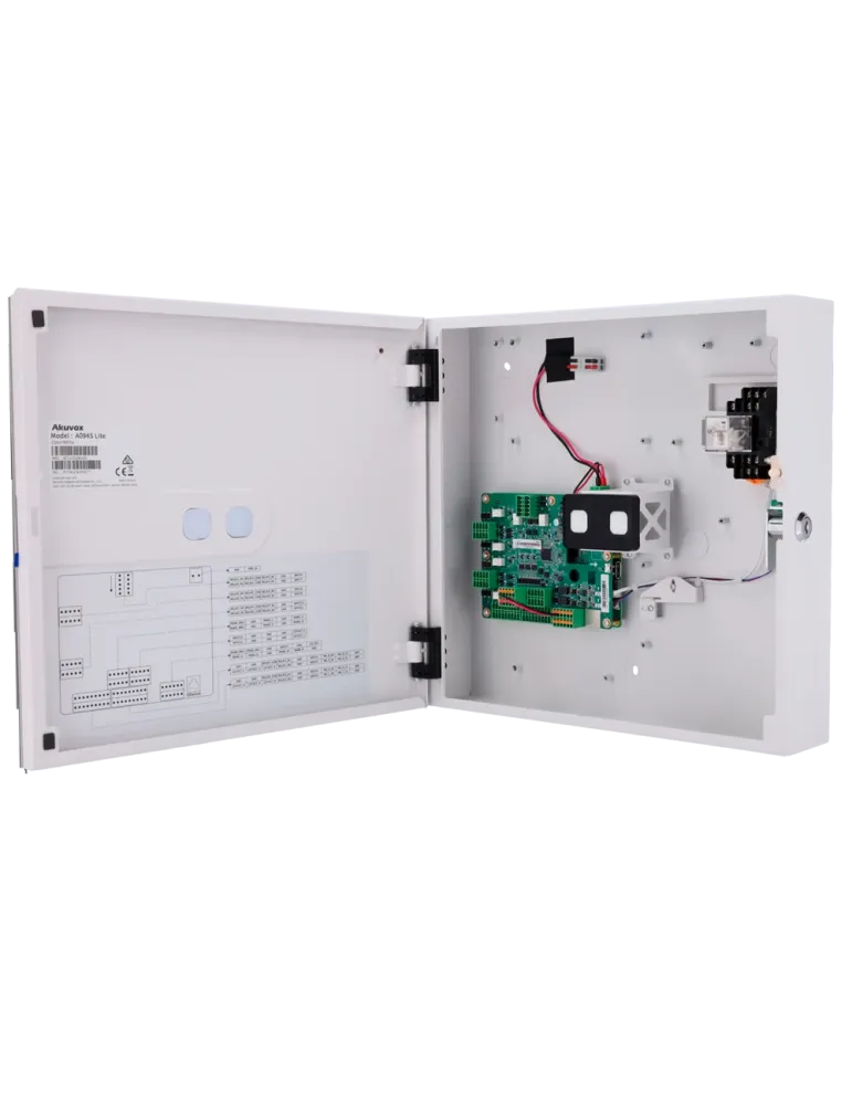 AKUVOX Controladora de acceso - Tarjeta EM/MF y PIN - 50.000 usuarios