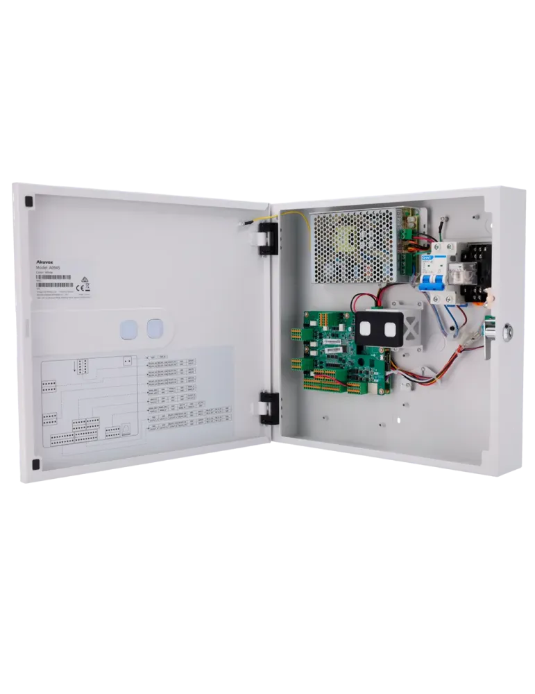 AKUVOX Controladora de acceso - Tarjeta EM/MF y PIN - 50.000 usuarios