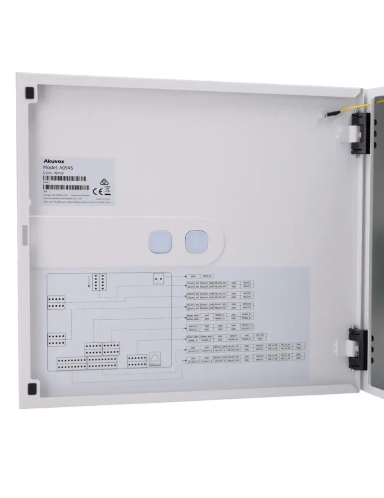 AKUVOX Controladora de acceso - Tarjeta EM/MF y PIN - 50.000 usuarios