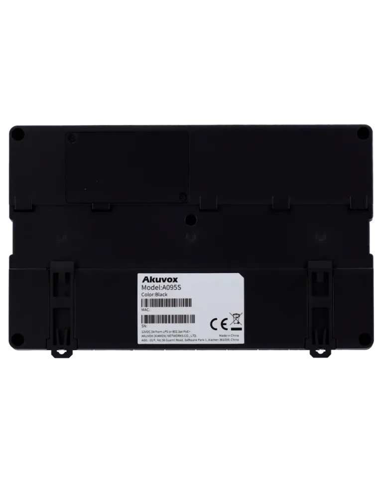 AKUVOX Controladora de acceso PoE - Tarjeta EM/MF y PIN - 100.000 usua