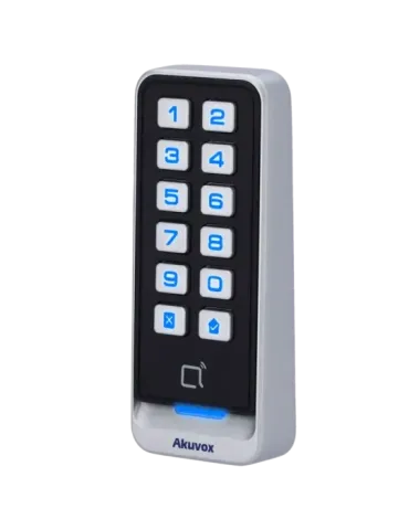 AKUVOX Lector de acceso - Acceso por tarjeta EM/MF y PIN - Indicador L
