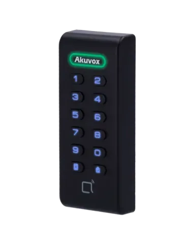 AKUVOX Lector de acceso - Acceso por tarjeta EM/MF y PIN - Indicador L