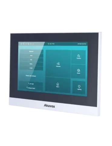 AKUVOX Monitor Linux para videoportero - Pantalla TFT de 7″ - Audio bi