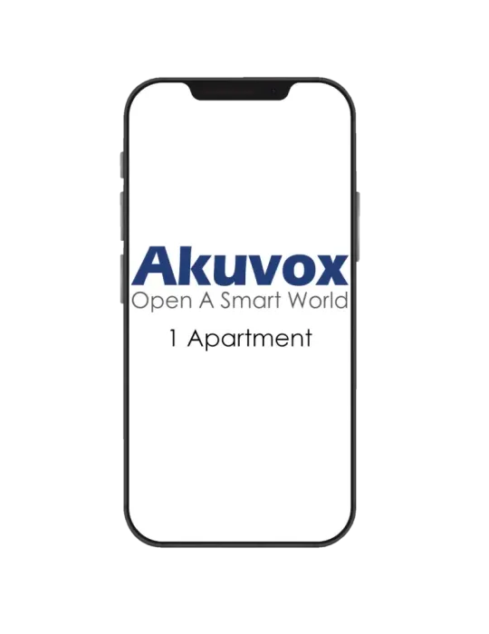 Akuvox - Licencia para 1 apartamento - Para APP sin monitor en comunid