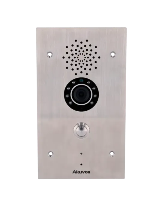 AKUVOX Videoportero IP - Cámara 2 Mpx | Audio bidireccional - 2 relés