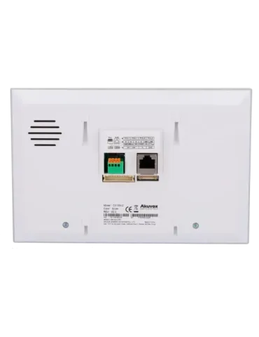 AKUVOX Kit de videoportero Linux - 2 hilos y WiFi | Placa y monitor -