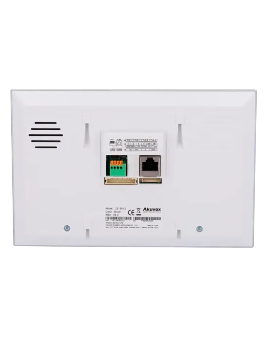 AKUVOX Kit de videoportero Linux - 2 hilos y WiFi | Placa y monitor -
