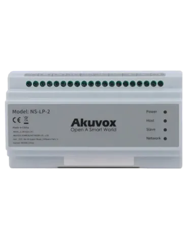 AKUVOX Distribuidor para comunidades 2 hilos LP - Alimenta hasta 26 mo