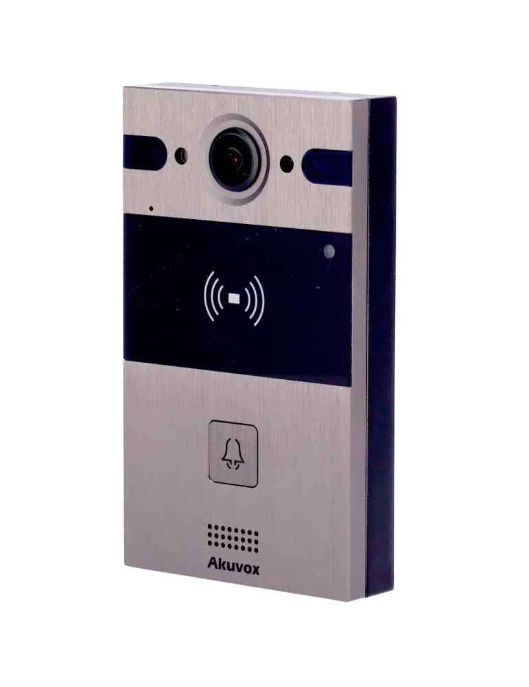 AKUVOX Videoportero IP en superficie - Cámara 4 Mpx gran angular | Aud