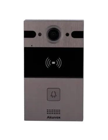 AKUVOX Videoportero IP en superficie - Cámara 4 Mpx gran angular | Aud