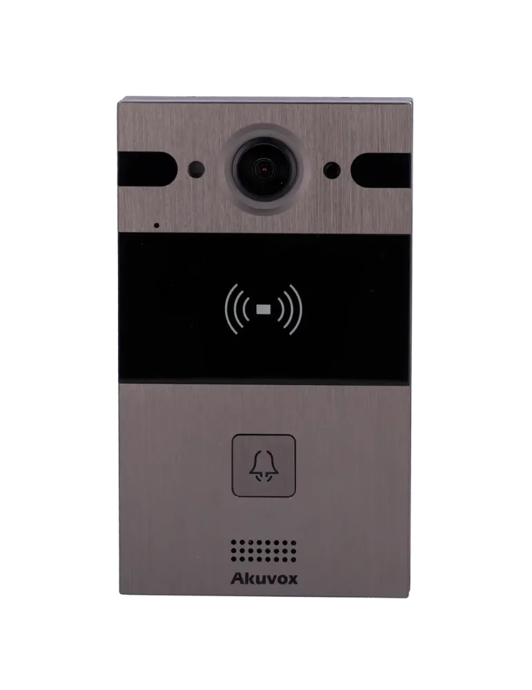 AKUVOX Videoportero IP en superficie - Cámara 4 Mpx gran angular | Aud