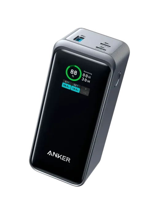 Anker Power bank con pantalla - Capacidad 20000mAh - Entradas 2x USB-C