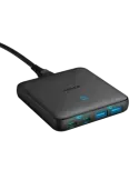 Anker - Cargador de escritorio - Carga rápida 65W - Salidas 2x USB-C,