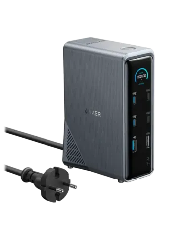 ANKER Estación de carga 14 en 1 Anker - 1x Ethernet 1Gbps - 7x USB-C,