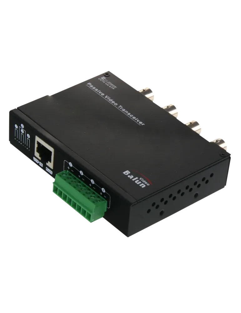 MARCA BLANCA Video Balun para HDTVI / HDCVI / AHD /CVBS - 4 canales pa