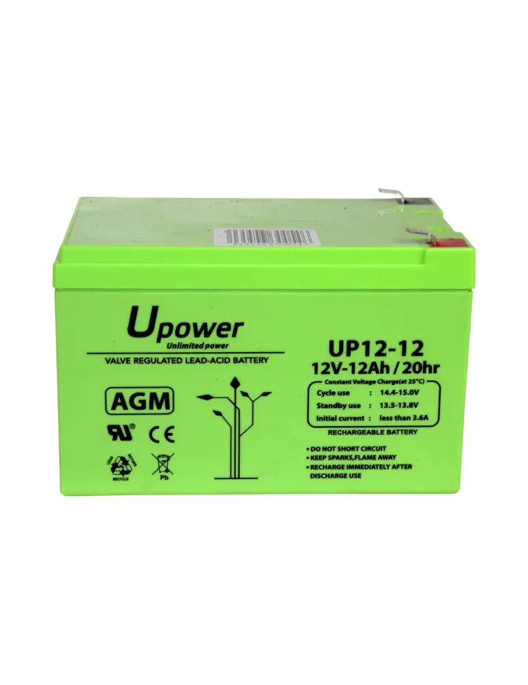 MASTER BATTERY Upower - Batería recargable - Tecnología plomo ácido AG