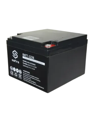SAFIRE Batería recargable - Tecnología plomo ácido AGM - Voltaje 12 V