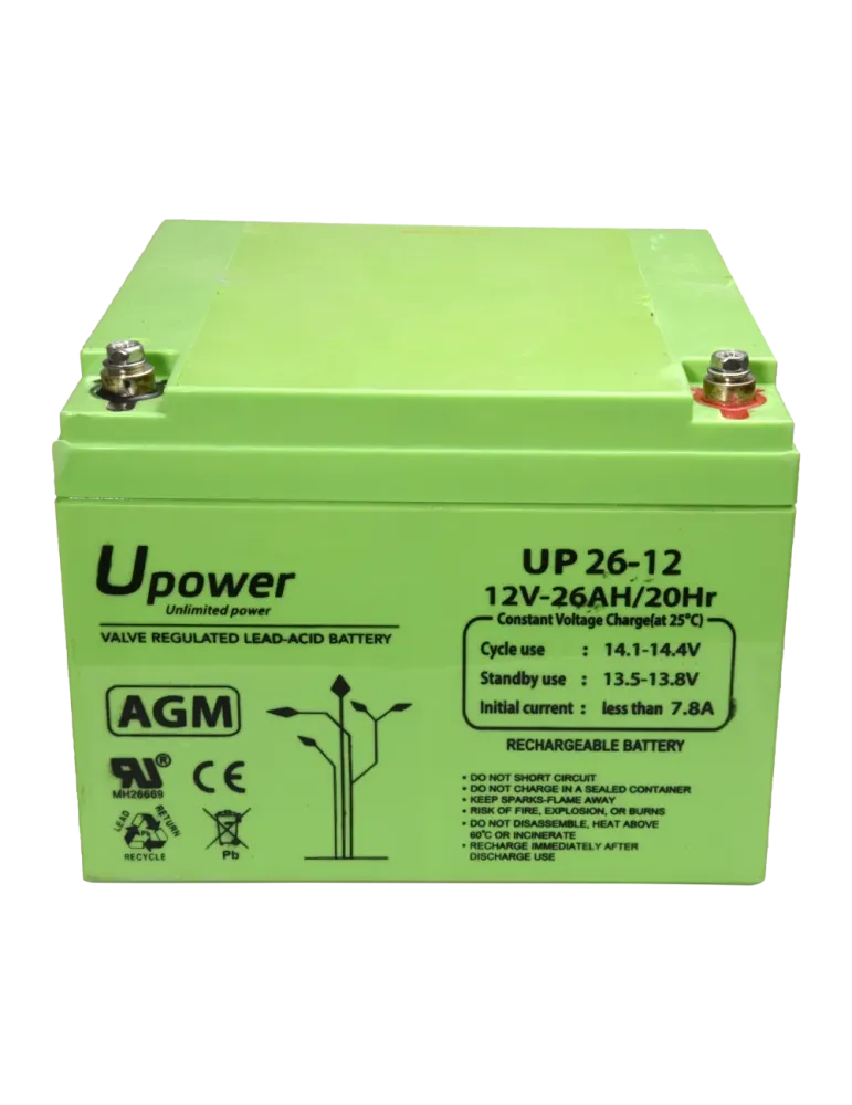 MASTER BATTERY Upower - Batería recargable - Tecnología plomo ácido AG