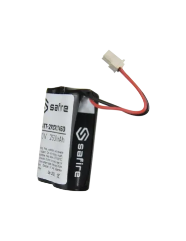 Safire - Pack de pilas CR17450 / 4/5A / CR8L - En retráctil con conect
