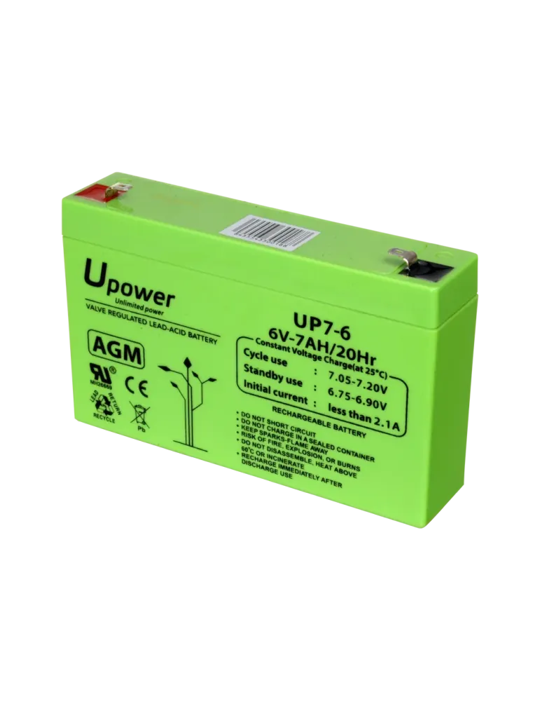 MASTER BATTERY Upower - Batería recargable - Tecnología plomo ácido AG