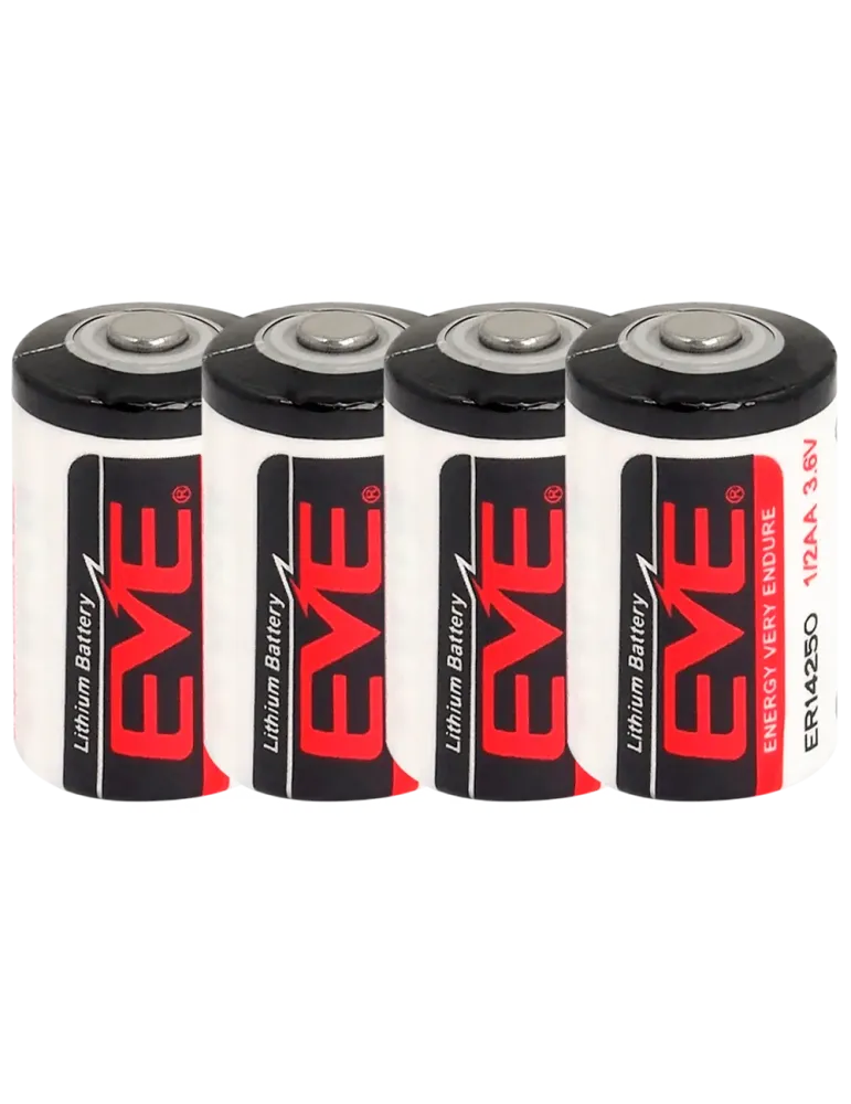 NACIONAL EVE - Pila 1/2 AA / ER14250 - Litio. Voltaje 3.6 V - Precio p