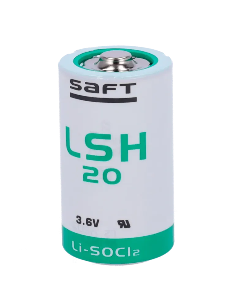 NACIONAL Saft - Pila LSH20 - Voltaje 3.6 V - Litio - Capacidad nominal
