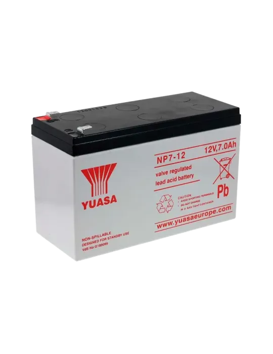 MARCA BLANCA Yuasa NP7-12 - Batería recargable - Tecnología plomo ácid