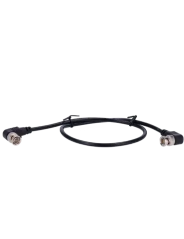 MARCA BLANCA Cable coaxial RG59 - Doble Conector macho BNC en codo - 6