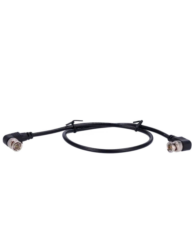 MARCA BLANCA Cable coaxial RG59 - Doble Conector macho BNC en codo - 6