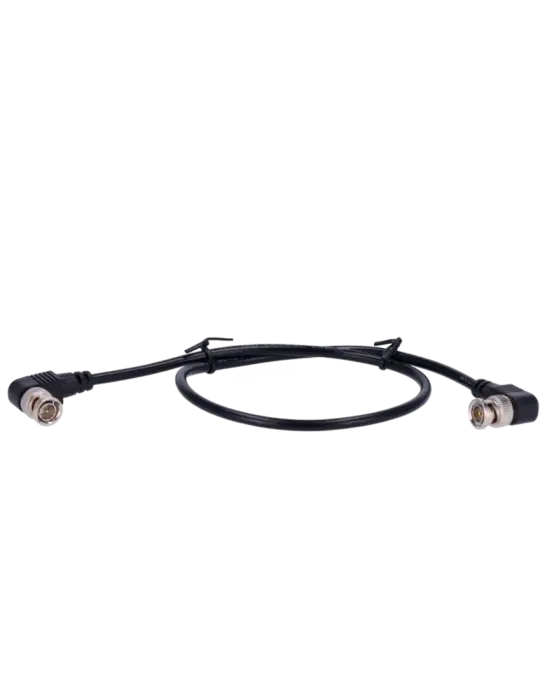 MARCA BLANCA Cable coaxial RG59 - Doble Conector macho BNC en codo - 6